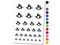 I Love You Heart Shaped Corgi Butt Anniversary Valentine's Day Temporary Tattoo Water Resistant Set Collection